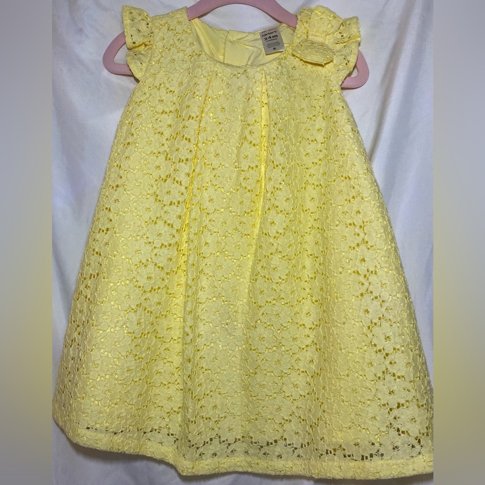 Carter’s Floral Lace Holiday Dress - Baby Girl
